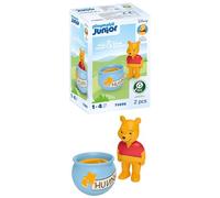 PLAYMOBIL Junior & Disney 71695 Winnie-Pooh Tarro de Miel, con función giratoria, Juguete sostenible Hecho de plásticos a Base de Plantas, Juguetes para niños y niñas a Partir de 1 año