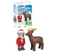 PLAYMOBIL Junior Figura Papá Noel y Reno 71894