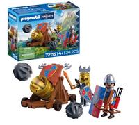 PLAYMOBIL Knights Cañón de Fuego de Caballeros León