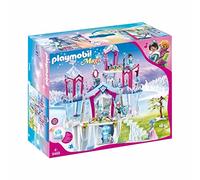 PLAYMOBIL Magic 9469 Palacio de Cristal con Cristal Luminoso, Incluye Ropa Que Cambia de Color, A Partir de 4 años