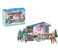 PLAYMOBIL | Magic Unicorns | Casa de hadas con unicornio dorado y establo | Con guirnalda luminosa para noches mágicas | Juguete creativo para niños a partir de 4 años | 71838