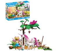 PLAYMOBIL | Magic Unicorns | Establo Encantado para mamá Unicornio y Potro | con Accesorios adorables y Figuras niños a Partir de 4 años | 71839