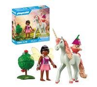 PLAYMOBIL | Magic Unicorns | Unicornio Celeste con Hada | con Detalles mágicos y Accesorios Intercambiables niños a Partir de 4 años | 71841