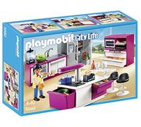 PLAYMOBIL Mansión Moderna de Lujo - Cocina de diseño Abierto, playset (5582)