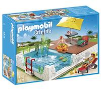 PLAYMOBIL Mansión Moderna de Lujo - Playset Piscina con terraza (5575)