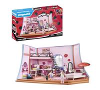 PLAYMOBIL Miraculous 71334 Miraculous: Loft de Marinette, diversión de Juego Que Incluye a Marinette y Manon, Aventuras con Ladybug, Juegos de rol Divertidos, Juguetes para niños a Partir de 4 años
