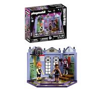 PLAYMOBIL | Monster High™ | Gimnasio | Gimnasio con Draculaura, Clawd Wolf, Heath Burns y acción de Baloncesto | para Fans a Partir de 5 años | 72144