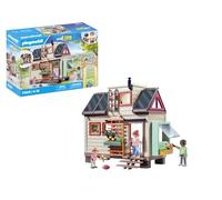 PLAYMOBIL myLife 71509 Casa pequeña, un hogar Familiar diverso y amueblado con Accesorios detallados, una casa en Miniatura con jardín, Juegos sostenibles para niños a Partir de 4 años