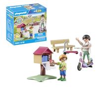 Playmobil Set de juego myLife 71511 Intercambio de Libros – Armario, accesorios, a partir de 4 años