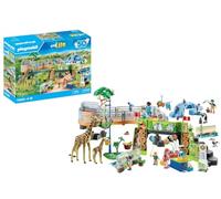 PLAYMOBIL MyLife 71600 Gran Zoo, extenso Conjunto de Zoo con 16 Animales nativos y exóticos, así como Variados Accesorios, Juguetes para niños y niñas a Partir de 4 años