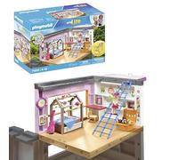 PLAYMOBIL myLife 71610 Kinderkamer, inclusief een figuur en een stickervel, gema