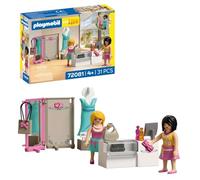 PLAYMOBIL MyLife Boutique de Moda | 2 Figuras con maniquí y mostrador de Venta | Fomenta la Creatividad | Juguete Infantil para niños a Partir de 4 años | 72081