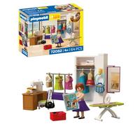 PLAYMOBIL MyLife Diseñadora de Moda | Taller de Costura con máquina de Coser y 6 Conjuntos | Fomenta la Creatividad | Juguete para niños a Partir de 4 años | 72082
