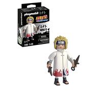 PLAYMOBIL Naruto 71109 Minato con su Distintivo Abrigo Blanco y Rojo y Dos Kunai, Divertido Juego Creativo para los Fans del Anime con Detalles y Accesorios auténticos, a Partir de 5 años