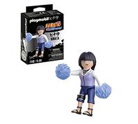PLAYMOBIL Naruto 71110 Hinata con Cabello Negro, con Chaqueta Blanca y Lila y Sandalias de Ninja, Divertido Juego para los Fans del Anime con Detalles y Accesorios auténticos, a Partir de 5 años