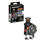 PLAYMOBIL Naruto Shippuden 71102 Kakuzu con Abrigo Negro y Nubes Rojas y Maleta, diversión de Juego Creativo para Fans del Anime con Grandes Detalles y Extras auténticos, 5 Piezas, a Partir de 5 años