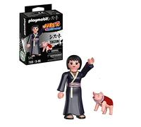 PLAYMOBIL Naruto Shippuden 71115 Shizune con el Cerdo de la Suerte Tonton, diversión de Juego Creativo para los Fans del Anime con Grandes Detalles y Extras auténticos, 5 Piezas, a Partir de 5 años