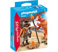 PLAYMOBIL Neandertal con Tigre Dientes de Sable