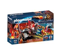 PLAYMOBIL Novelmore 70226 Entrenamiento del Dragón Bandidos Burnham, para Niños de 4 a 10 Años de Edad