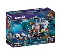 PLAYMOBIL Novelmore 70903 Violet Vale Carruaje de Mercaderes, Juguetes para niños a Partir de 4 años