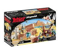 Playmobil Numerobis Asterix y la batalla de palacio (71268) con catapulta de trabajo de los romanos con Ideafix y Obelix y 3 figuras de soldados romanos