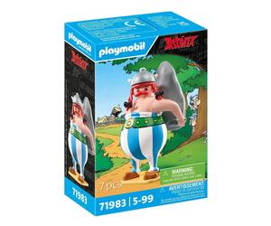 PLAYMOBIL - OBÉLIX CON MENHIR, 71983, TIENDA CON LICENCIA OFICIAL, ENVIO URGENTE 24-48 HORAS EN PENÍNSULA, FAMOBIL, CLICKS, JUGUETES, NIÑOS, NIÑAS, FIGURAS, MUÑECOS, 100% ORIGINAL, ROMANOS, ASTÉRIX