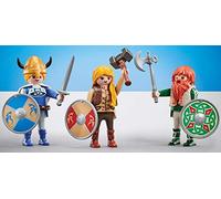 PLAYMOBIL Pack de 3 Vikingos 9893