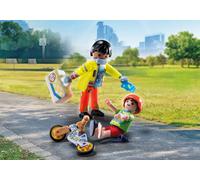 Playmobil paramedico con paciente