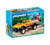 PLAYMOBIL - Pick-up Coche, Set de Juego (4228)