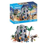 PLAYMOBIL Pirates 71531 Isla Calavera, emocionante Aventura en la Isla del Cráneo de Cristal, Incluyendo Figura de Pirata y Peligroso Hombre Cangrejo, Juguetes para niños a Partir de 4 años