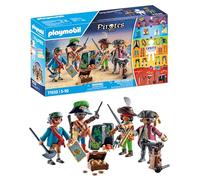 PLAYMOBIL Pirates 71533 MyFigures: Piratas, Montaje de Figuras de Piratas Personalizadas, Incluyendo Mapa del Tesoro y alfileres para el Sombrero de Pirata, Juguetes para niños a Partir de 5 años