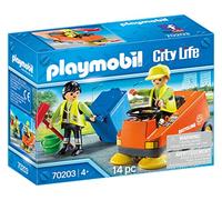 PLAYMOBIL Playmobil-70203 City Vehículo Limpieza, Multicolor, Talla única (70203)