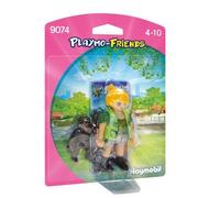 Playmobil playmofriends - cuidadora con bebé gorila (9074)