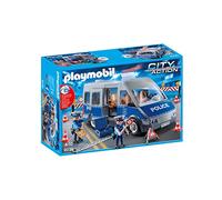 PLAYMOBIL Policía - Furgón con Control de Tráfico (9236)