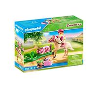 PLAYMOBIL, Poni Coleccionable Poni de equitación alemán, a Partir de 4 años (70521)