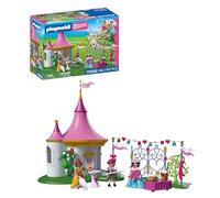 PLAYMOBIL | Princess | Baile de máscaras en el pabellón | 3 Figuras con pabellón y aparador | Fomenta la Creatividad | Juguete de Princesa para niños a Partir de 4 años | 72052