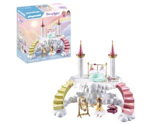 PLAYMOBIL Princess Magic 71408 Vestidor Nube, guardarropa Real en Las Nubes, con Tres Faldas, una Brillante Tiara y más Accesorios, Juguetes para niños a Partir de 4 años