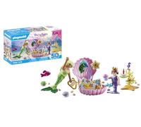 PLAYMOBIL Princess Magic 71446 Cumpleaños de Sirenas, Alegre celebración con Dos Sirenas y Regalos Coloridos, Juego de Roles imaginativo, Juguetes para niños a Partir de 4 años
