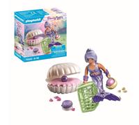PLAYMOBIL Princess Magic 71502 Sirena con Concha y Perla, Incluyendo Cofre del T