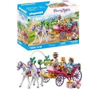 PLAYMOBIL | Princess Magic | Paseo en carruaje Real con Princesa y príncipe | Juguete de Princesa | Juguete de Cuento de Hadas para niños y niñas a Partir de 4 años | 71846