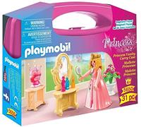 Playmobil Princess Vanity Carry Case - Figuras de juguete para niños (Multicolor, 4 año(s), De plástico, Chica, 31 pieza(s), Caja cerrada)
