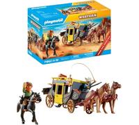PLAYMOBIL | Promo Pack | Asalto a la diligencia | Juguete para Mayores de 4 años | Regalo Ideal para niños | Aventura del Oeste con Figuras y Caballos | 71862