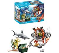 PLAYMOBIL | Promo Pack | Búsqueda del Tesoro con Submarino | Juguete para Mayores de 4 años | Regalo Ideal para niños| Aventura submarina con Figuras y Accesorios | 71860