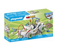 Playmobil Set de juego Funstars 71633 Racing Profesor – Kart con motor retráctil, a partir de 4 años