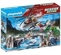 Playmobil Cañón Helicóptero Rescate 70663 Figura Y Vehículo Juguete 79pc Nuevo
