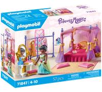 PLAYMOBIL | Princess Magic | Dormitorio de Princesa con Vestidor | Set de Juguete de Princesa | Juguete de Cuento de Hadas para niños y niñas a Partir de 4 años | 71847