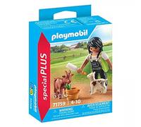 Playmobil - Set Especial Plus: Mujer con Cabras y Accesorios de Granja