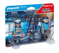 PLAYMOBIL - SET FIGURAS POLICÍA, 70669, TIENDA CON LICENCIA OFICIAL