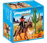 PLAYMOBIL - Sheriff con Caballo, Figuras de Juguete (5251)
