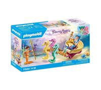 PLAYMOBIL Princess Magic 71500 Sirenas con caballitos de mar, Incluyendo Siete caballitos de mar y Conchas Decorativas, Juegos de rol imaginativos, Juguetes para niños a Partir de 4 años